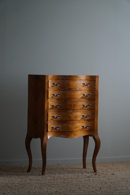 Antique Danish Chiffonier with Cabriole Legs in Lemon Tree, 19th Century-MXF-1742010