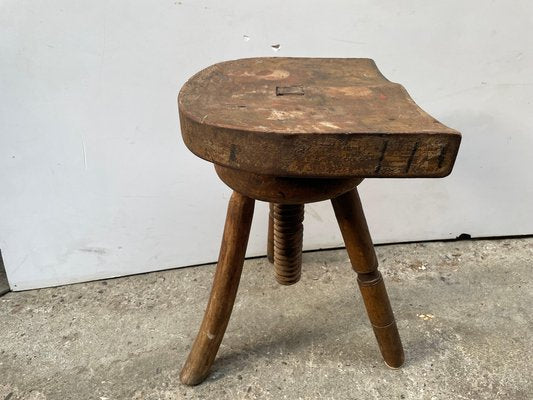 Antique Danish Stool, 1900s-MXB-1446359