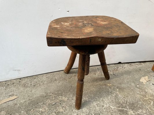 Antique Danish Stool, 1900s-MXB-1446359