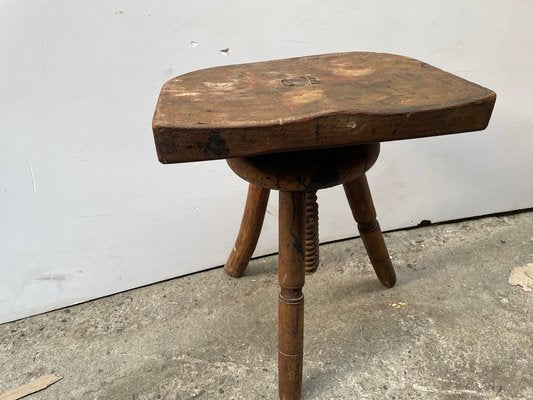 Antique Danish Stool, 1900s-MXB-1446359