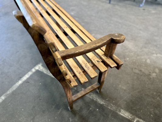 Antique Decorative Wooden Bench, 1890s-JO-1777526