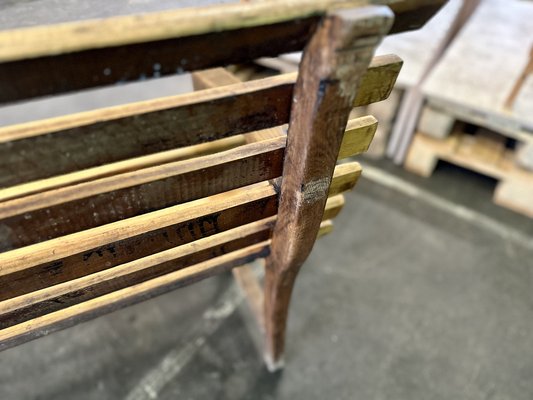 Antique Decorative Wooden Bench, 1890s-JO-1777526