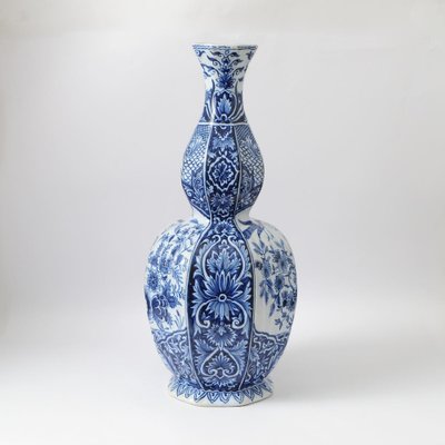 Antique Delft Style Vase by Louis Fourmaintraux-IXK-958781