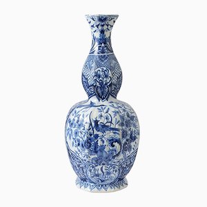 Antique Delft Style Vase by Louis Fourmaintraux-IXK-958781