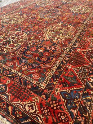 Antique Distressed Bakhtiar Rug, 1890s-YMM-1374638