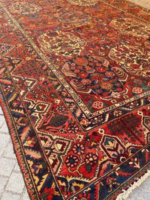 Antique Distressed Bakhtiar Rug, 1890s-YMM-1374638