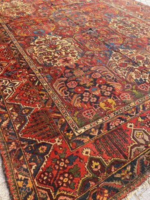 Antique Distressed Bakhtiar Rug, 1890s-YMM-1374638