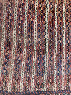 Antique Distressed Ghashghaei Rug-YMM-1061623