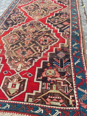 Antique Distressed Karabagh Rug-YMM-1068073