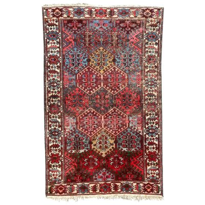 Antique Distressed Kurdish Rug-YMM-1061835