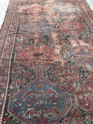 Antique Distressed Shiraz Rug-YMM-1134723