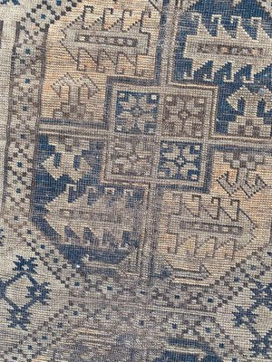 Antique Distressed Turkmen Afghan Rug-YMM-1139896