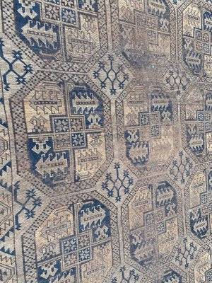 Antique Distressed Turkmen Afghan Rug-YMM-1139896