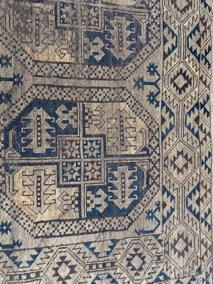 Antique Distressed Turkmen Afghan Rug-YMM-1139896