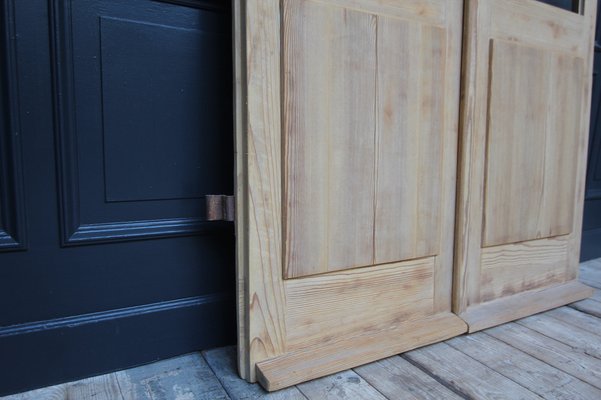 Antique Double Door in Pine, 1890s-TAT-1767901