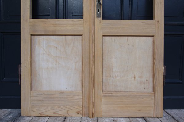 Antique Double Door in Pine, 1890s-TAT-1767899