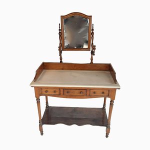 Antique Dressing Table With Mirror, Spain-TCS-1282803