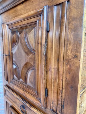 Antique Dutch Baroque Light Oak Cupboard or Cabinet, 18th Century-NOU-1743103