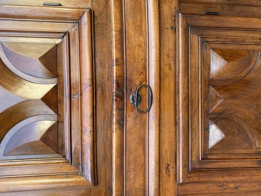 Antique Dutch Baroque Light Oak Cupboard or Cabinet, 18th Century-NOU-1743103