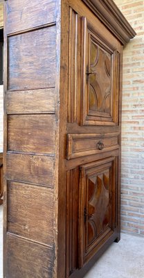 Antique Dutch Baroque Light Oak Cupboard or Cabinet, 18th Century-NOU-1743103