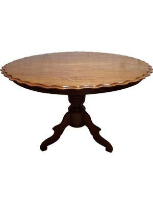 Antique Dutch Mahogany Dining Table-EA-1792580