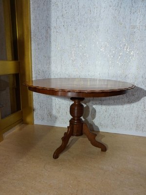 Antique Dutch Mahogany Dining Table-EA-1792580