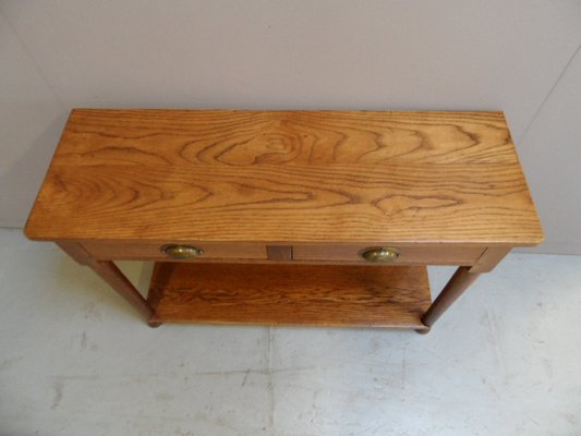 Antique Dutch Oak Side Table, 1890s-PNJ-1804271