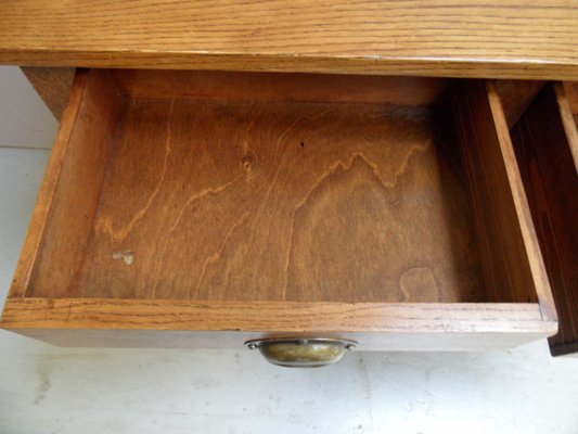 Antique Dutch Oak Side Table, 1890s-PNJ-1804271