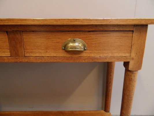 Antique Dutch Oak Side Table, 1890s-PNJ-1804271