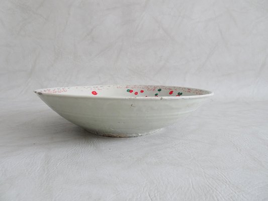 Antique Earthenware Ceramic Bowl, 17th Century-POM-880855