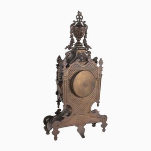 Antique Eclectic Style Clock in Bronze-VMM-1754721