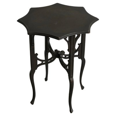 Antique Edwardian Ebonized Arts and Crafts Side Table, 1900s-FEW-2024219