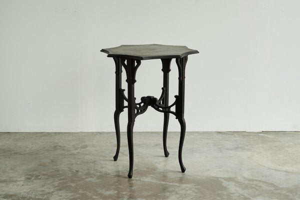 Antique Edwardian Ebonized Arts and Crafts Side Table, 1900s-FEW-2024219