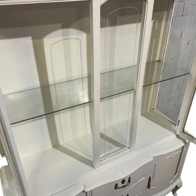 Antique Elizabethan White Display Case-TCS-1793877