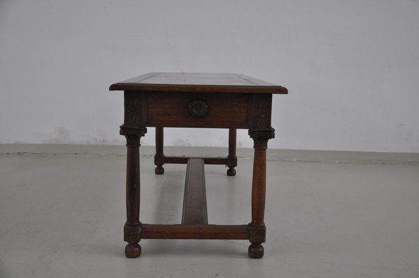 Antique Elm Console Table-YNQ-873629