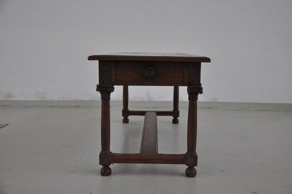 Antique Elm Console Table-YNQ-873629