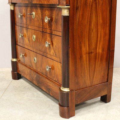 Antique Empire Chest of Drawers in Walnut-UMS-1816112