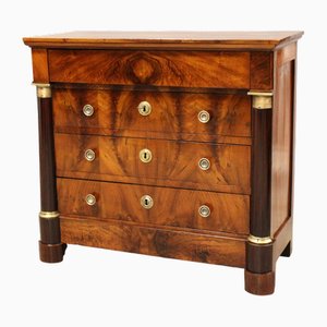 Antique Empire Chest of Drawers in Walnut-UMS-1816112