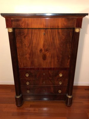 Antique Empire French Secretaire, 1820s-MTX-675615