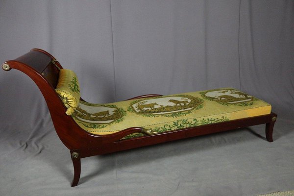 Antique Empire Style Chaise Lounge-WSV-1327881