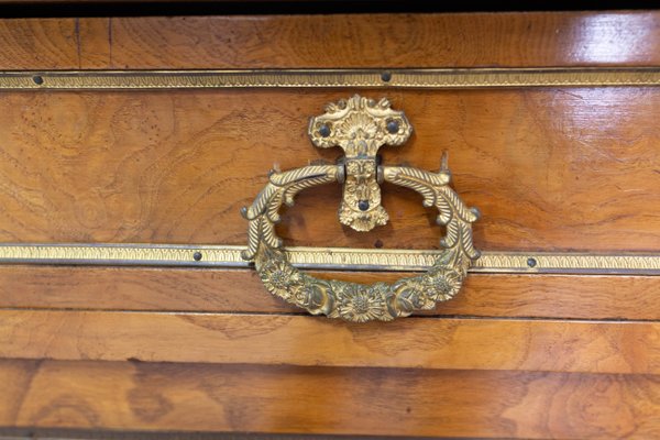 Antique Empire Style Mirrored Display Buffet in Beveled Glass, France, Early 20th Century-RIU-1047622