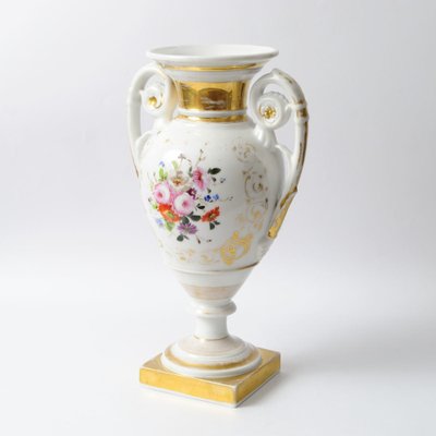 Antique Empire Style Paris Porcelain Vase-IXK-958831