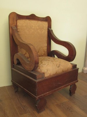 Antique Empire Throne Armchair-CDG-985277