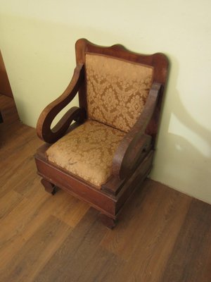 Antique Empire Throne Armchair-CDG-985277