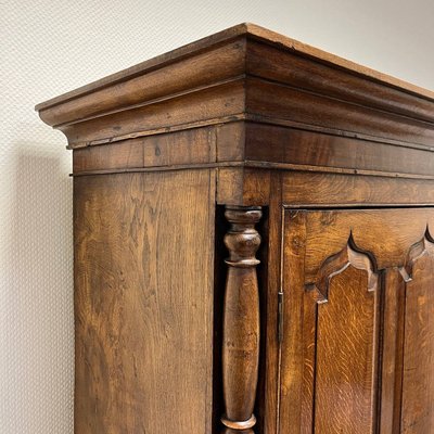 Antique English Bread Cupboard in Oak, 1850s-ALF-2033613