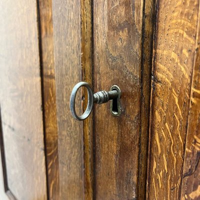 Antique English Bread Cupboard in Oak, 1850s-ALF-2033613