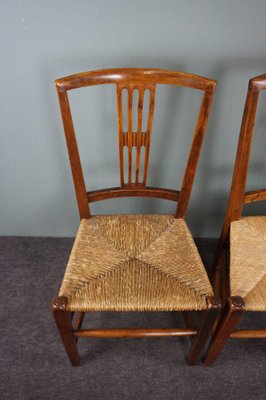 Antique English Dining Room Chairs, Set of 4-HPP-1364319