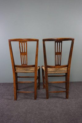 Antique English Dining Room Chairs, Set of 4-HPP-1364319