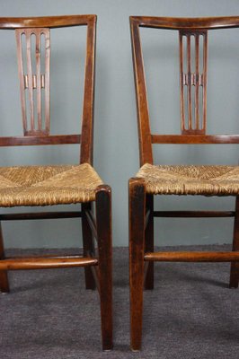 Antique English Dining Room Chairs, Set of 4-HPP-1364319