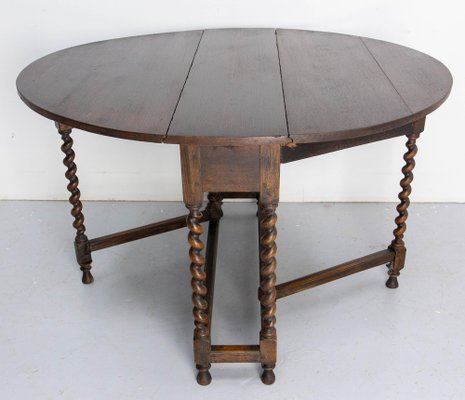 Antique English Table in Oak, 1890-RIU-2031652